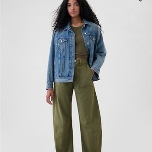 Gap barrel Pants olive